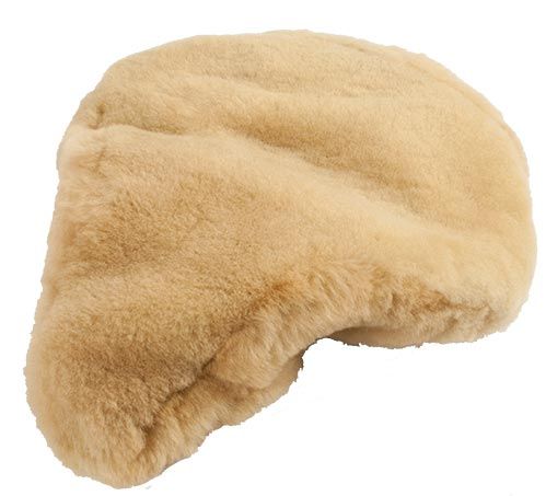 Zadeldek schapenvacht universeel - beige