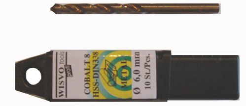 Wisvo grs boor 6.5mm hss cobalt