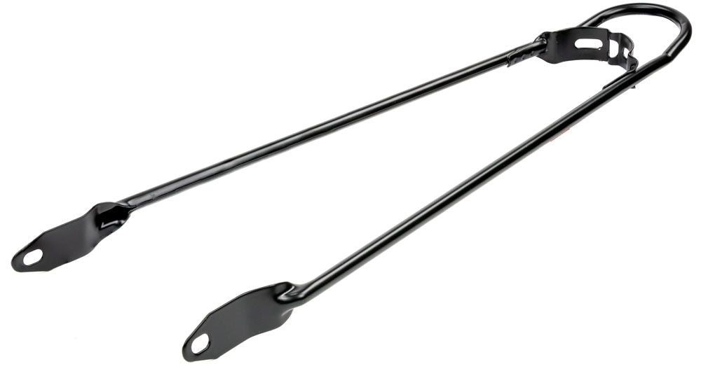 spatbordstang met bumper 28 x 1,5 inch matzwart