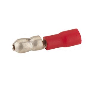 Doos a 100 schuifstekker rond man rood