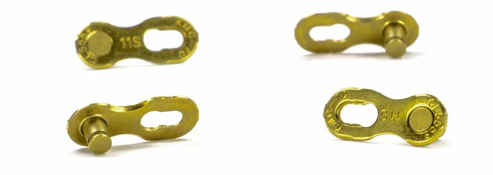 KMC MISSING LINK 11R Ti-N Goud 5.2mm - Zilver