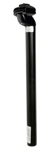 Ergotec zadelpen ATB CNC 26,8 x 350 zwart