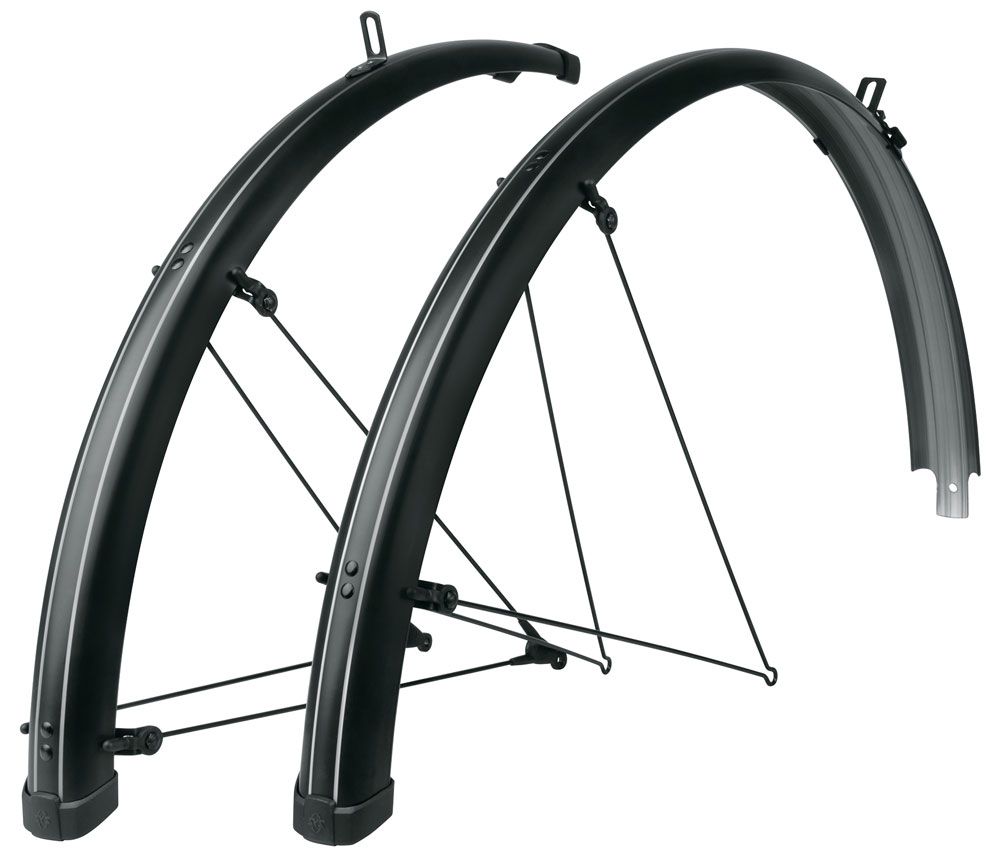 Jeu de garde-boue SKS bleumels Stripes 55mm, noir