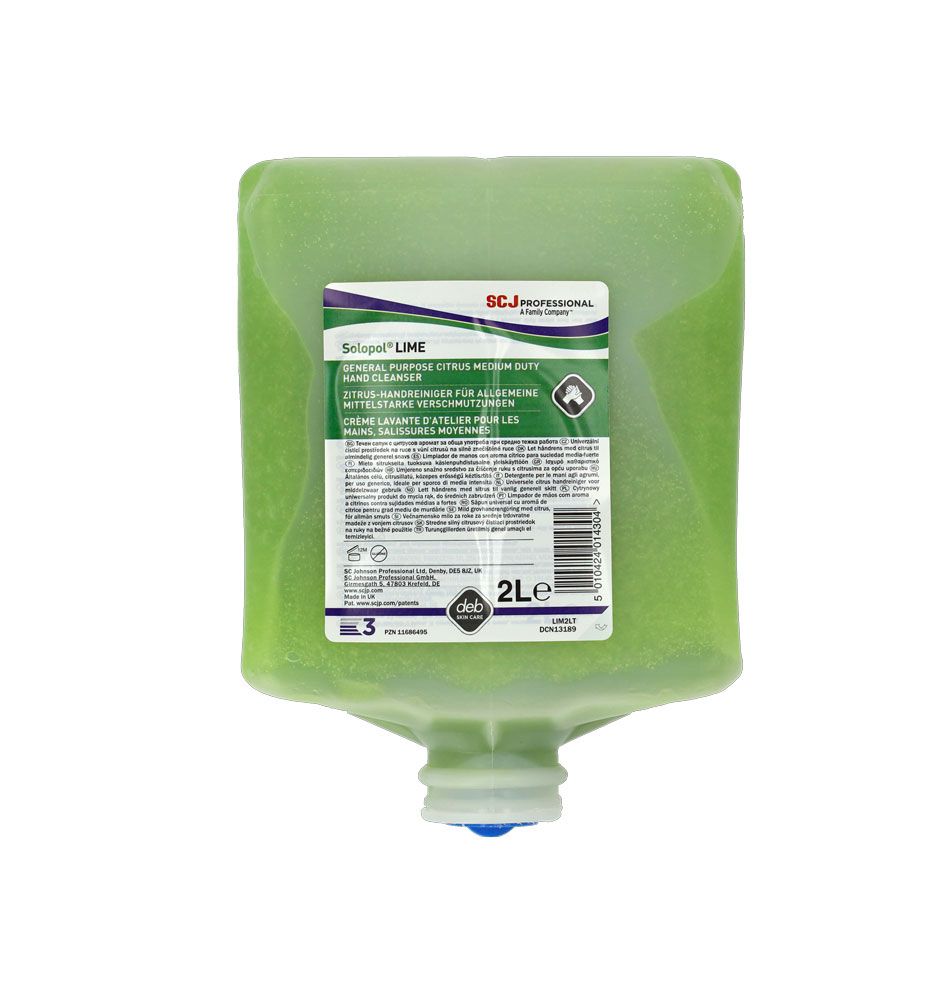 Nettoyant mains Solopol Lime 2L
