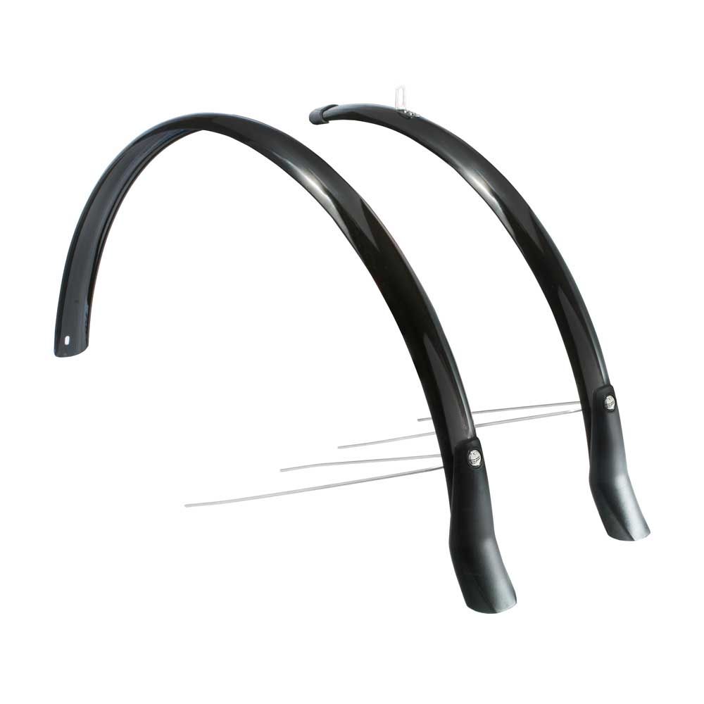 Jeu de garde-boue Eurofender Snello 28 x 46 mm - noir