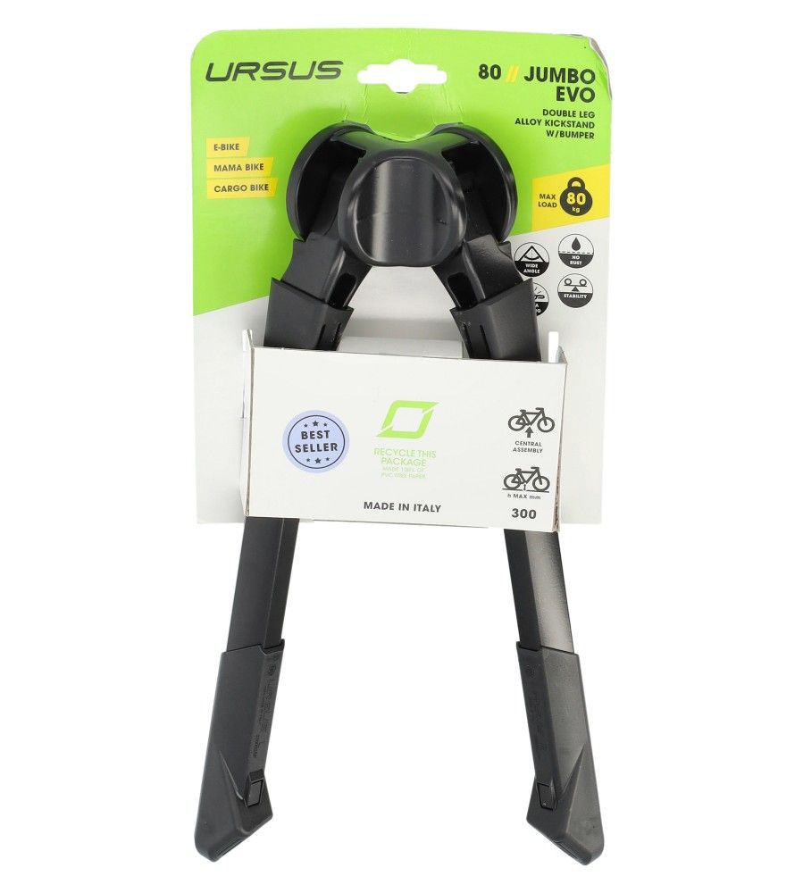 Ursus standaard dubbel jumbo evo zwart 300 mm. + bumper max 80 kg