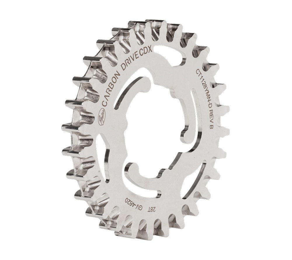Shimano Gates tandwiel CDX 28T Nexus 5 Di2 naaf 6-lobbige