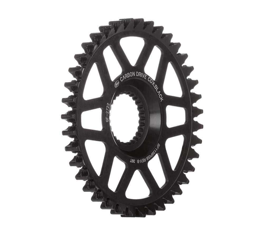 Gates tandwiel cdx 39t fin line rondsel chromoly zwart