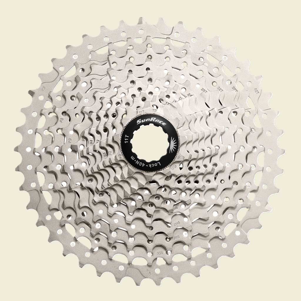 SunRace csms8 cassette 11 speed 11-40t. zilver in box