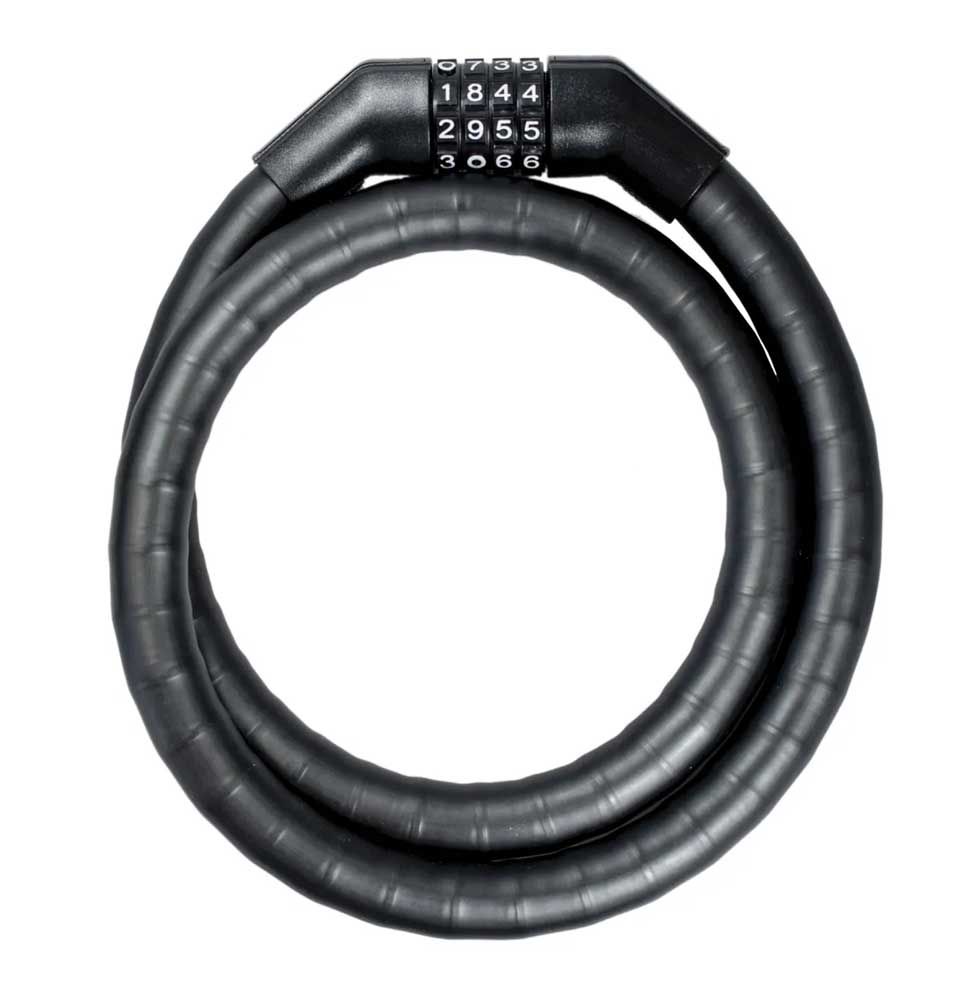 Trelock pk broekerkabelslot code 360 ​​100 19mm zwart