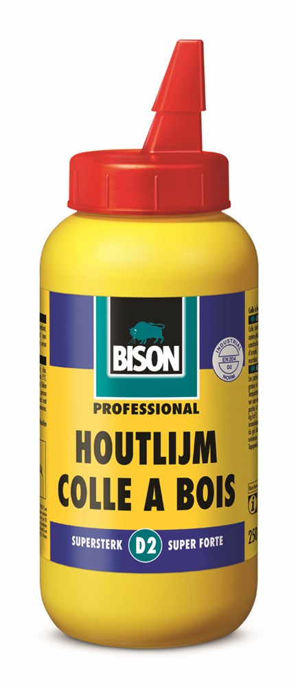 Bison houtlijm bot 250g*12 nlfr - 1337100 - 1337100