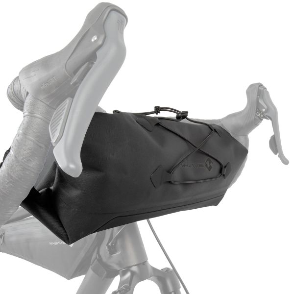 M-wave stuurtas rough ride ii - zwart - 12 liter (l)