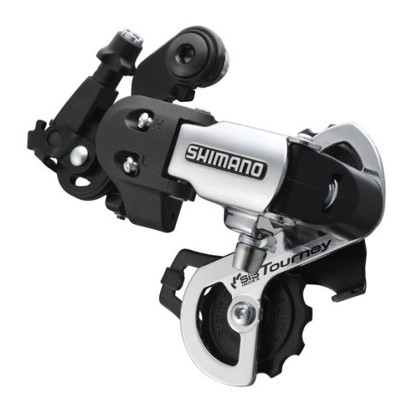 Shimano achterderailleur tourney rd-ft3 6 7s korte kooi zwart