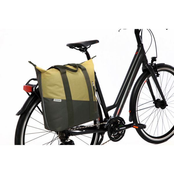 Nieuwe tas looxs kota shopper | Oslo | olijfgroen geel | 24l