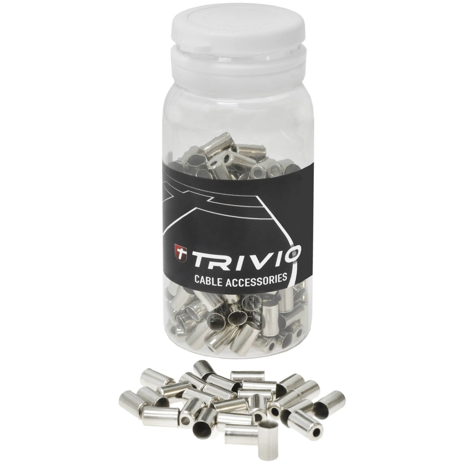 Trivio - ferrule ø5mm messing - 200 st.