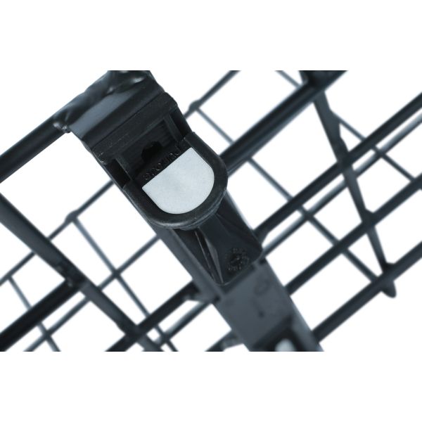 Rondom fietsmand college incl. fix systeem - zwart