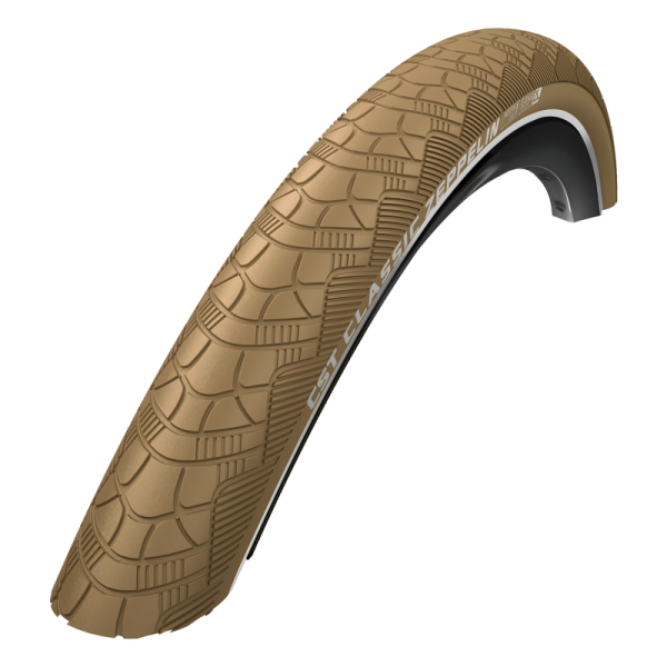 Cst buitenband zeppelin 26 x 1.75'' 47-559 - khaki met reflectie