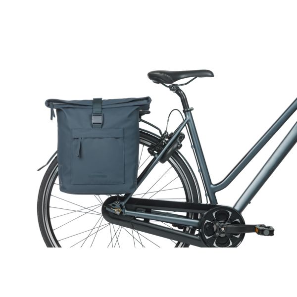Basil b.v. dubbele fietstas basil brooklyn 41l 14 x 30 x 37 cm - blauw