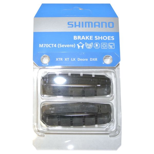 Shimano Remrubber M70CT4 V-brake oa BR-M570 BR-M970 (2 sets)