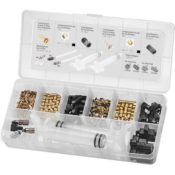 schijfrem servicekit voor 5.0 5.5 mm remleidingen