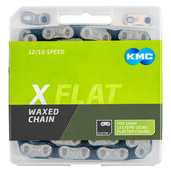 Kmc x-flat waxed chain 12 13 compartment 126gl s
