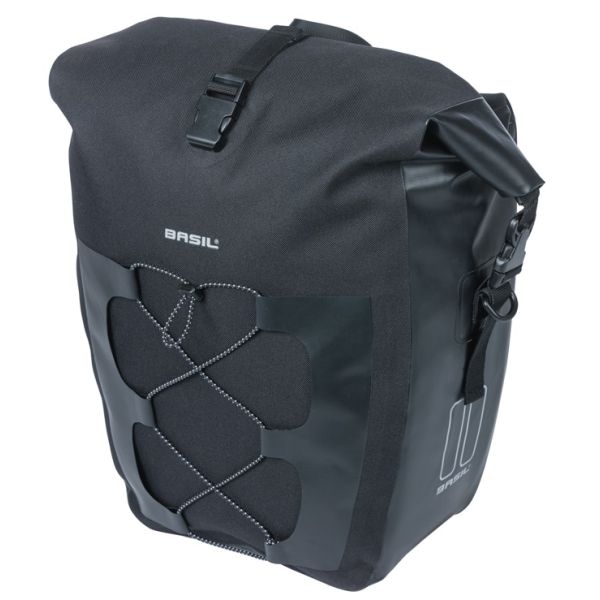 Basil tas navigator l zwart | mik hooks | 31l