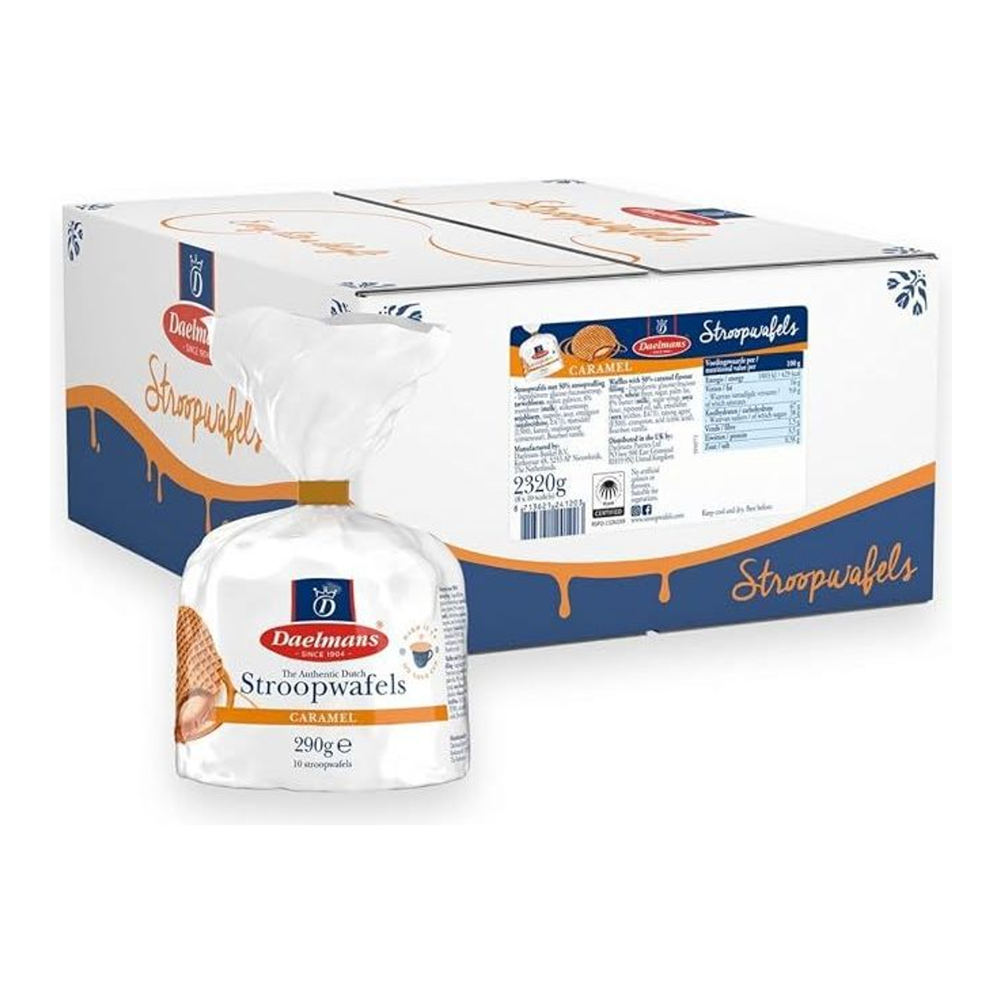 Daelmans stroopwafels caramel toefzak (8x 290gr)