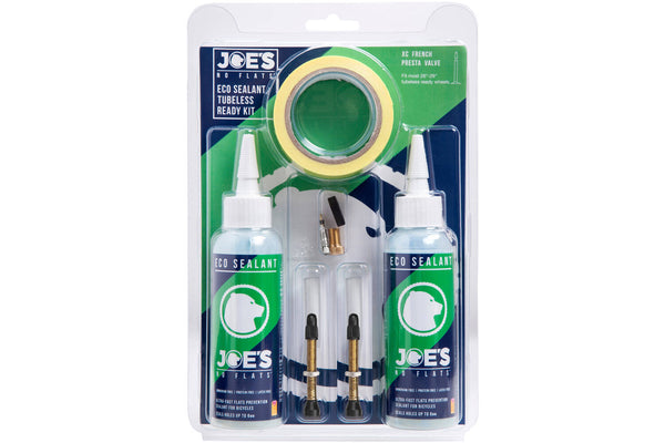Joe's no flats - tubeless ready kit eco sealant 48mm ventiel 21mm tape