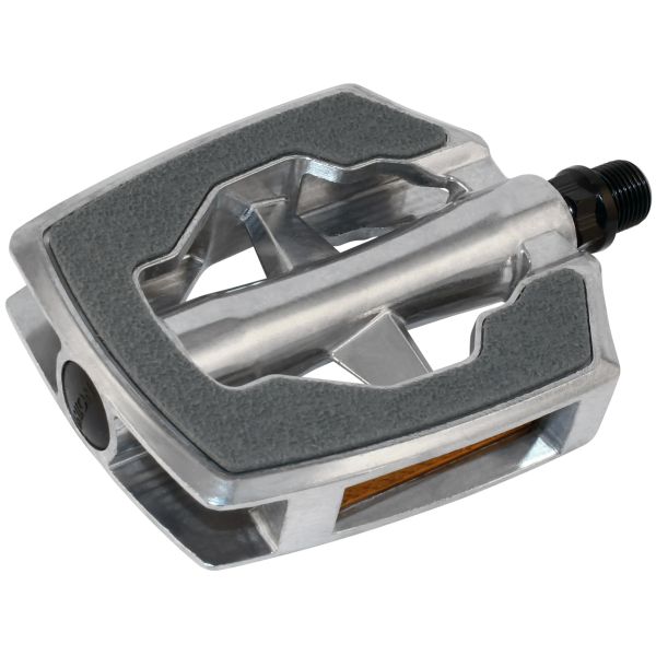 Pedalen Marwi SP-890 aluminium met zandblok - zilver