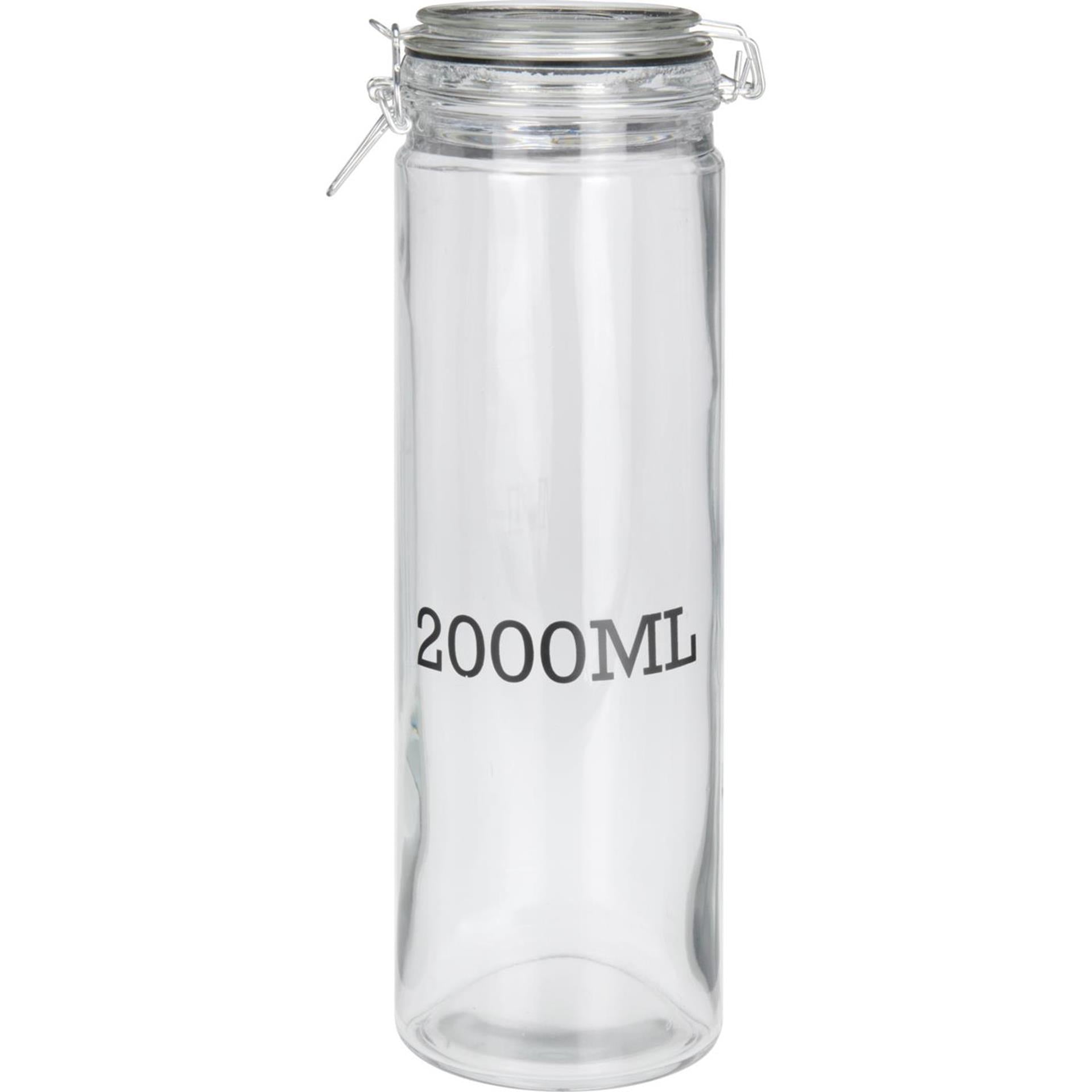 Excellent houseware voorraadpot glas 2l
