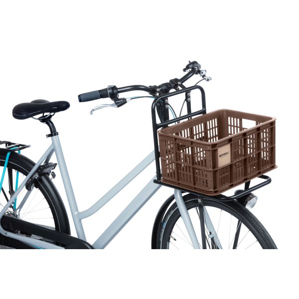 Basil bicycle crate S - small - 17.5 liters - brown
