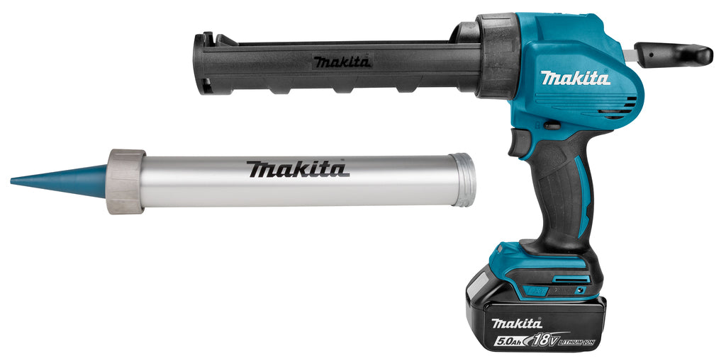 Makita dcg180rtx accu kitspuit met patroonhouder 300 ml en 600 ml | 1 accu 5.0ah