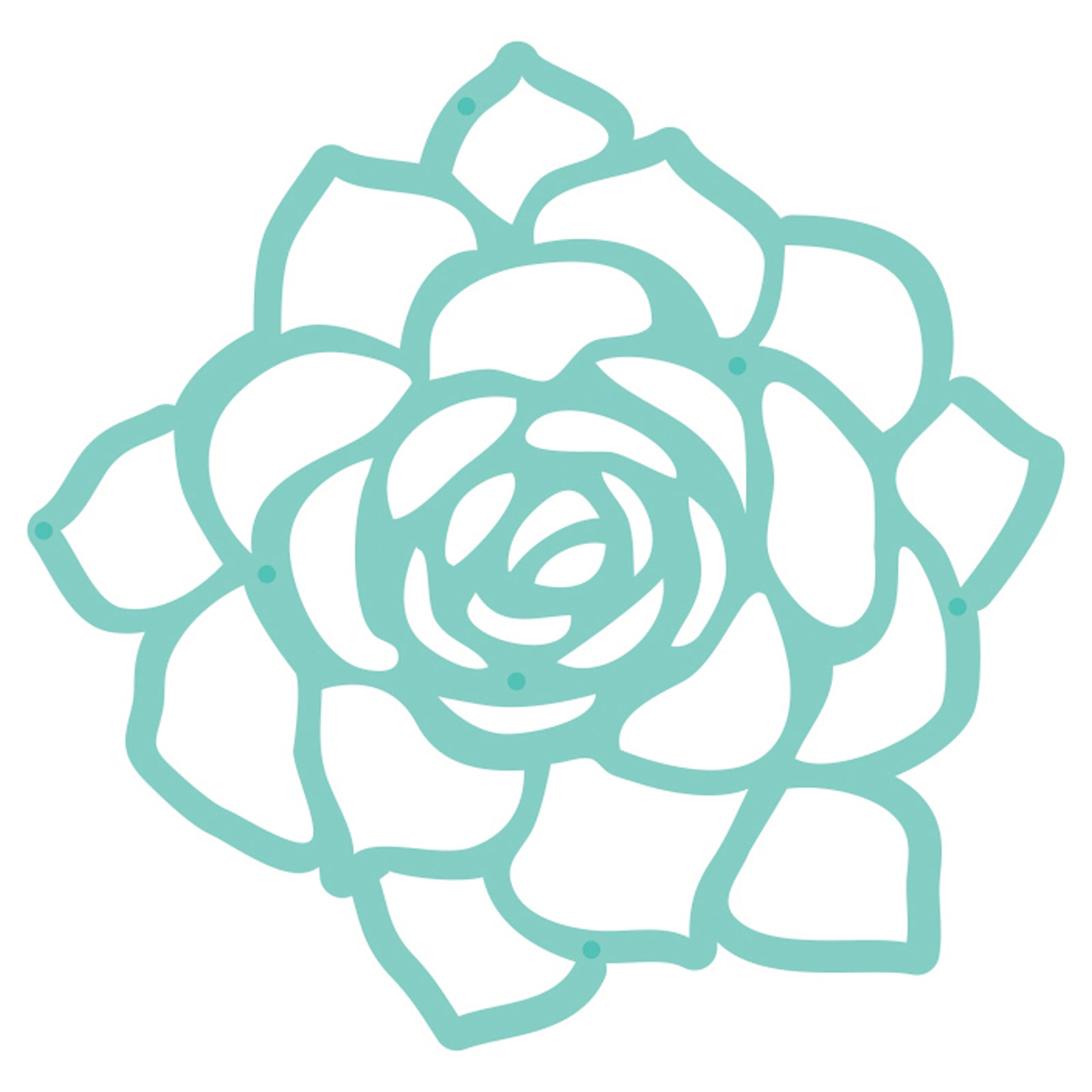 Kaisercraft • decorative die outline succulent