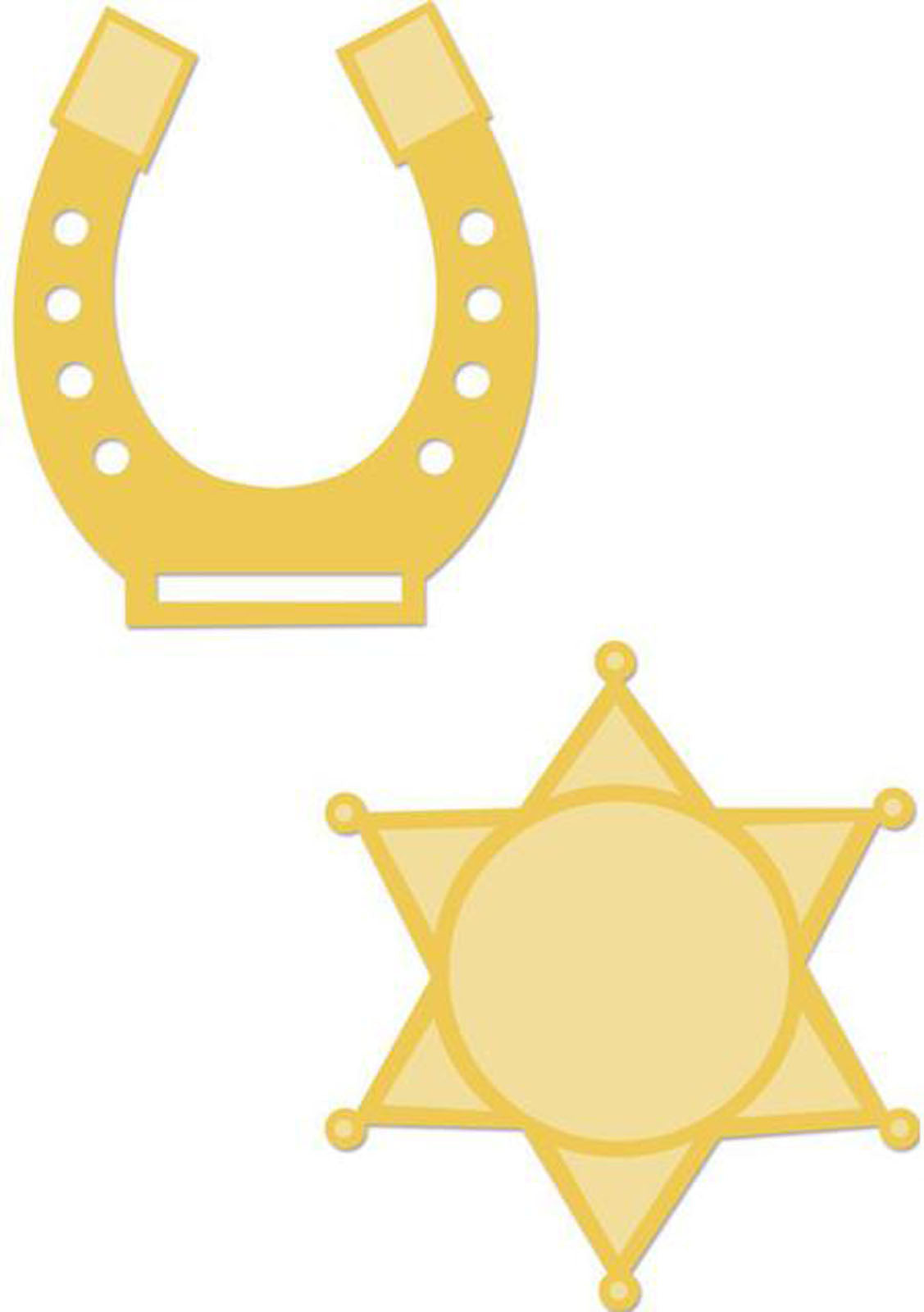 Kaisercraft • decorative die horseshoe badge