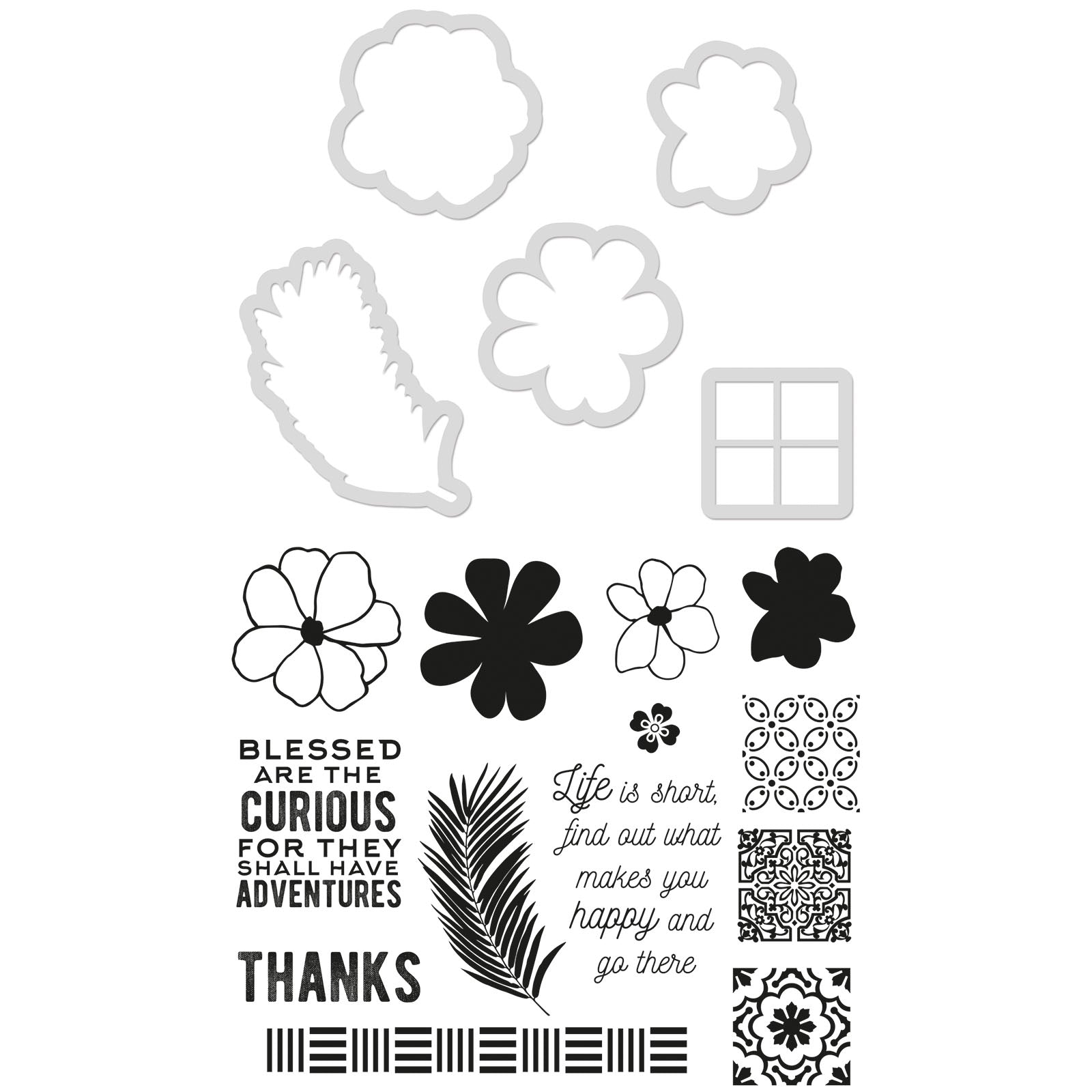 Kaisercraft • decorative die stamp tropics