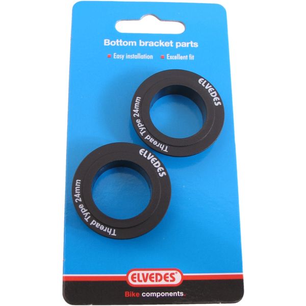 Chapeaux de palier de boîtier de pédalier Elvedes pour hors-bord Shimano (1 jeu)