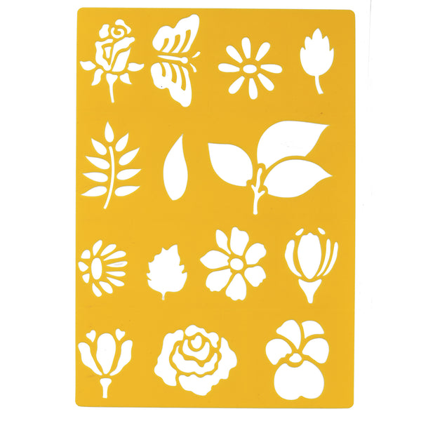 Delta • stencil mania 14 flowers