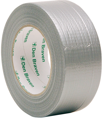 Den braven zwaluw ductape 50mm x 50mtr zilver - 202119 202119