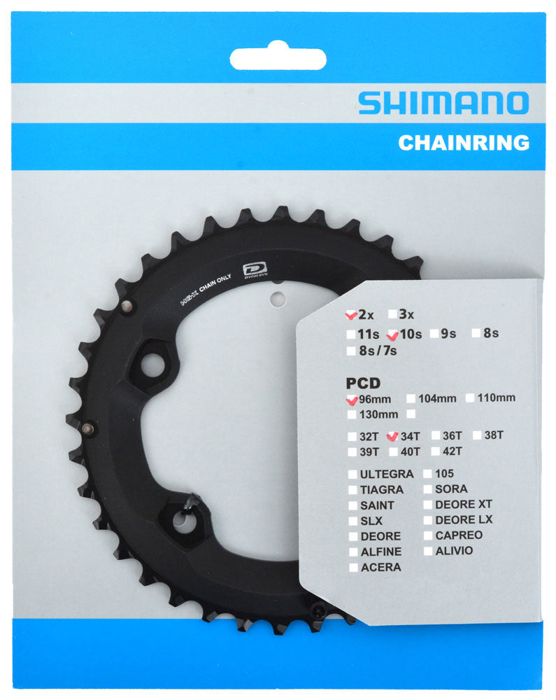 Shimano kettingblad deore 10v 34 24t m6000-2