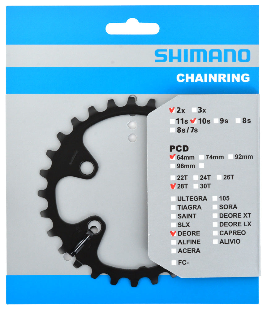 Shimano deore fc-m6000 (bg) chainring for 38 28t