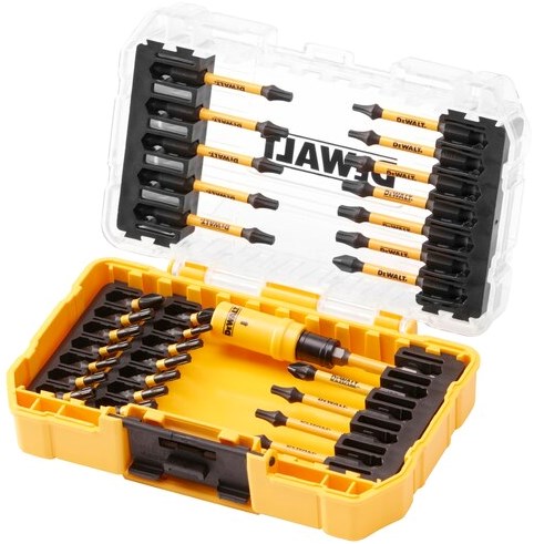 Dewalt accessoires dewalt extreme® flextorq™ - schroefbit set - 31 delig - magnetische opname