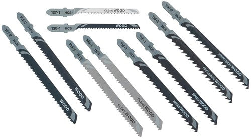 Dewalt accessoires cassette, 10-delig, decoupeerzaagbladen voor hout - dt2290-qz