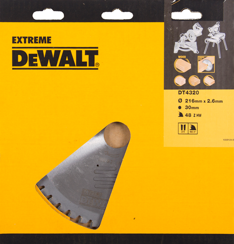 Dewalt accessoires cirkelzaagbl. s40 216x30x48t - dt4320-qz