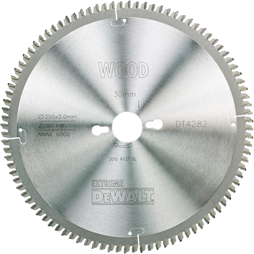 Dewalt accessoires cirkelzaagbl. s40 250x30x96t - dt4282-qz