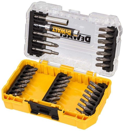 Dewalt accessoires dt70709-qz | 33-delig bitset in tough case cassette - dt70709-qz