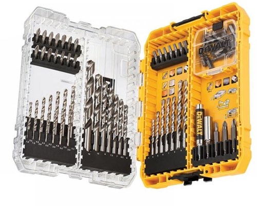 Dewalt accessoires dt70761-qz | 72-delig gemengde boor- en bitset - dt70761-qz