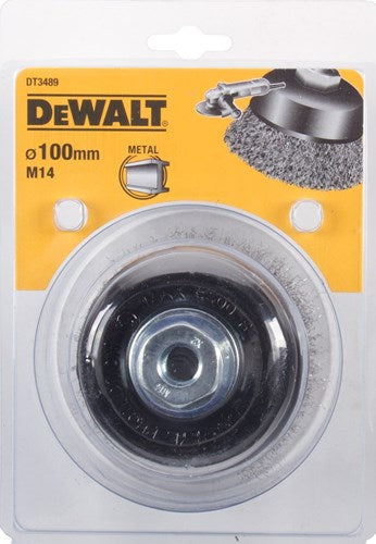 Dewalt accessoires komborstel slijper 100x26mm m14 - dt3489-qz