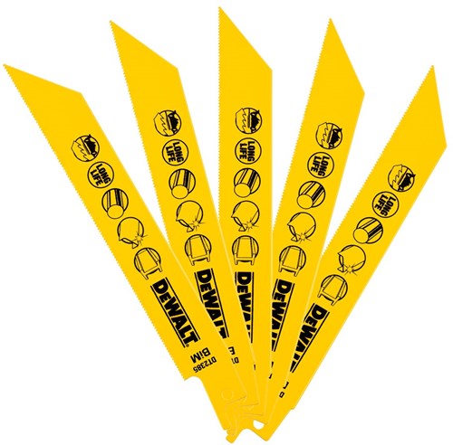 Dewalt accessoires reciprozaagblad bim 152x1,0mm plaatmetaal tot 1,5mm - dt2385-qz