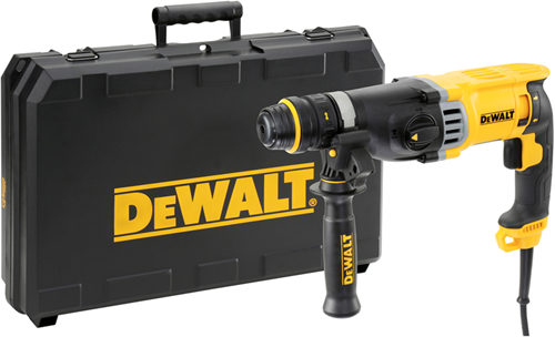 Dewalt d25144k 28mm sds+ combihamer met snelwisselboorkop | 900w 3.0j - d25144k-qs