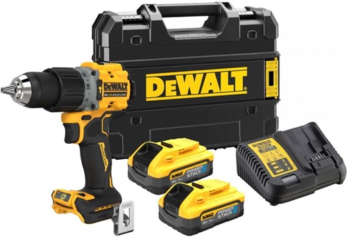 Dewalt dcd805h2t-qw | brushless compacte accuschroef- klopboormachine | 18v xr | 2 x 18v 5.0ah accu + oplader | in tstak - dcd805h2t-qw